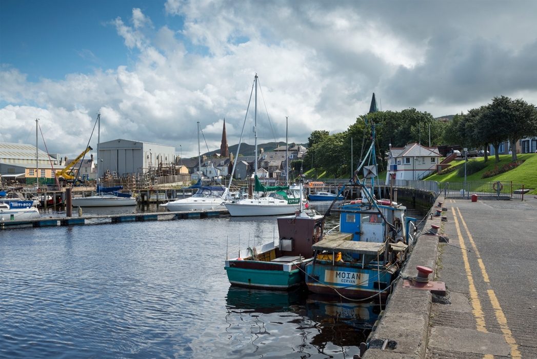 Girvan harbor edited