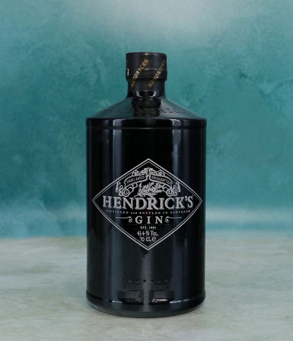 hendricks gin bottle back