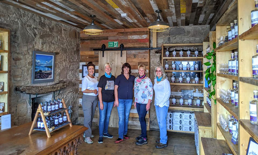 inside the isle of cumbrae gin distillery