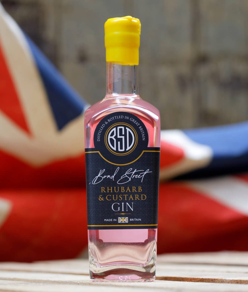 BSD rhubarb custard gin