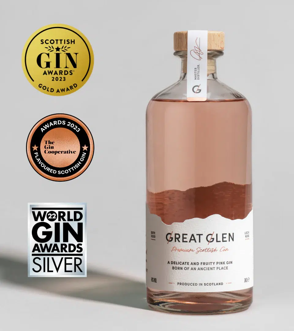 GREAT GLEN PREMIUM SCOTTISH PINK GIN