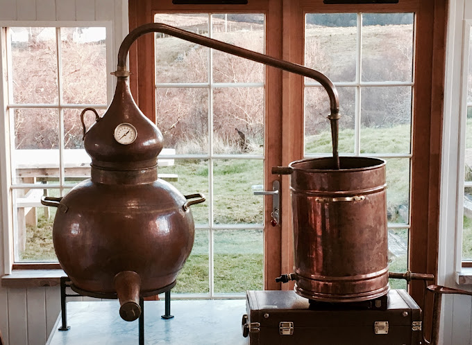 Our copper Badachro Distillery