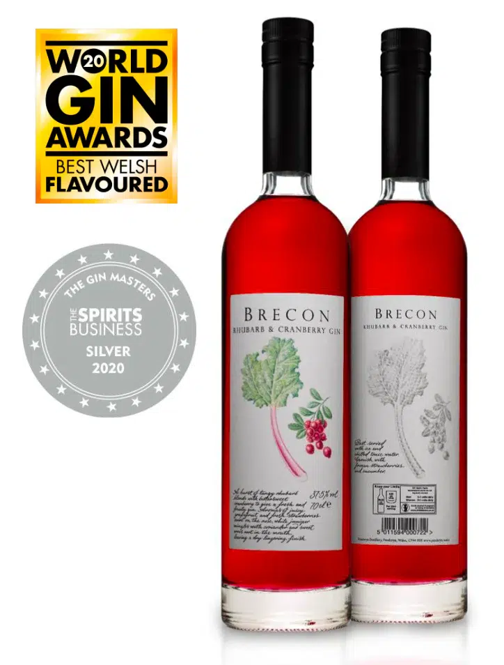 Rhubarb Cranberry Gin Brecon