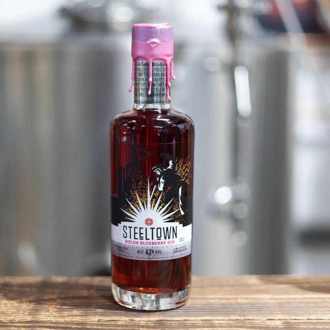 Spirit of Wales Steeltown Blueberry Welsh Gin