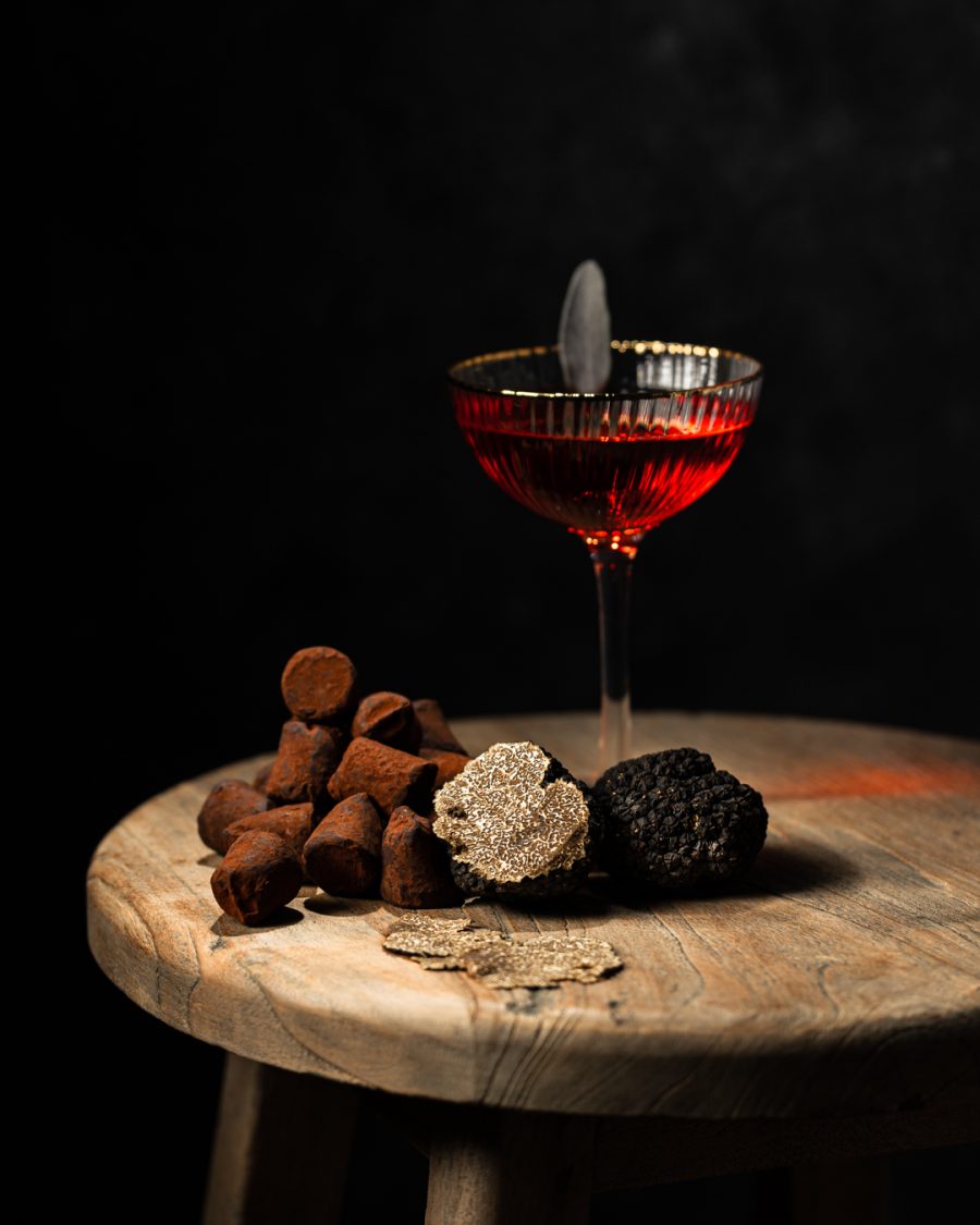 Truffle and coctail