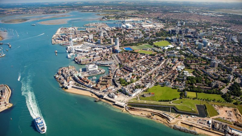 aerial of Portsmouth