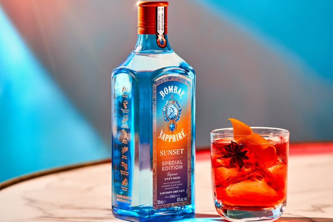 bombay sapphire sunset gin