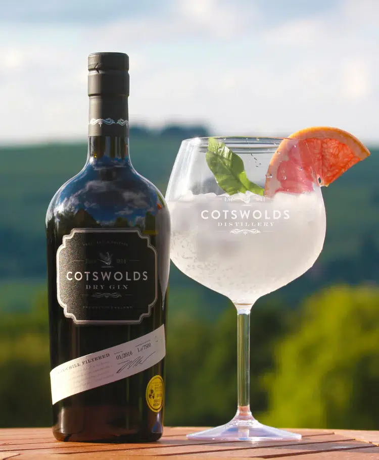 cotswolds dry gin and gin tonic