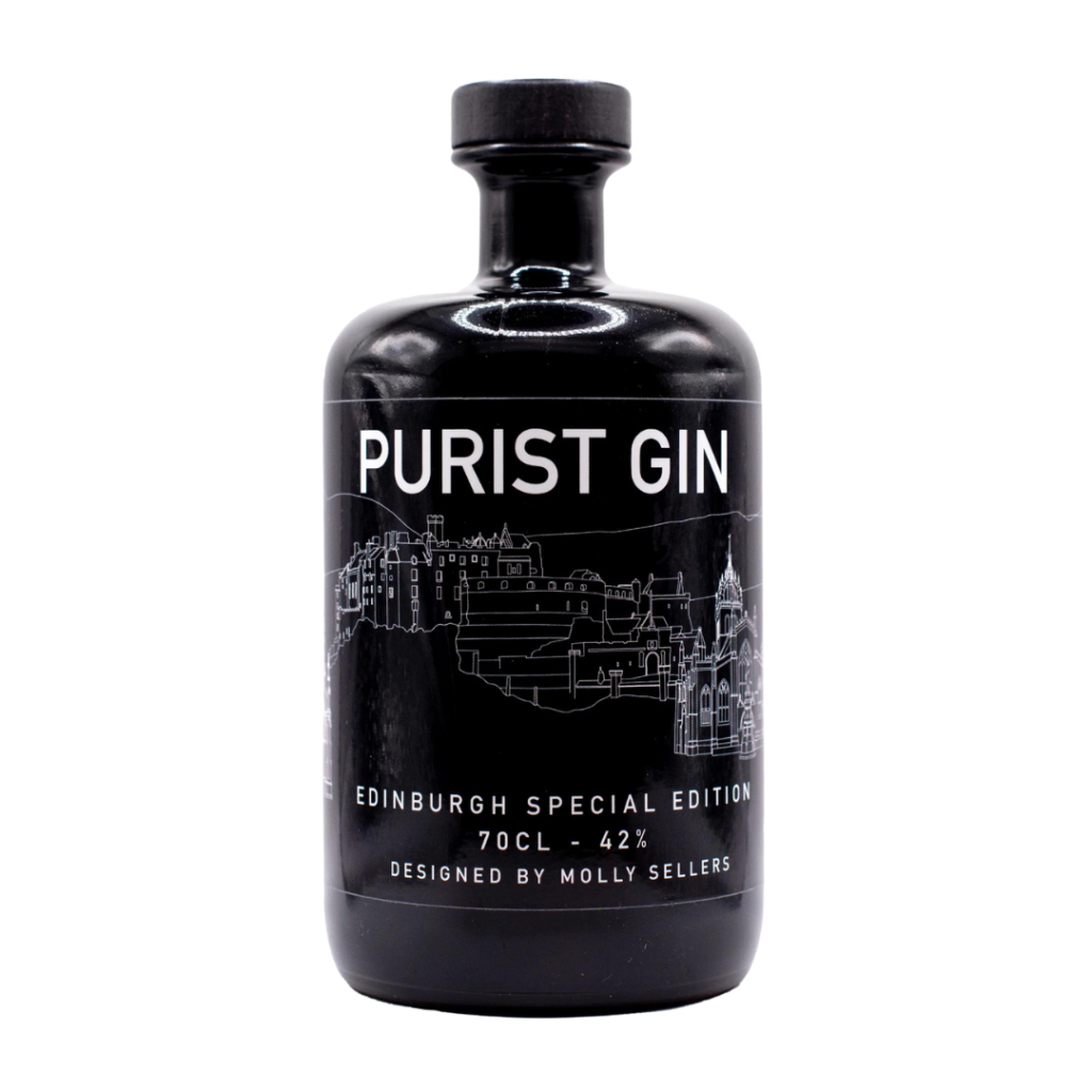 gin bottles purist