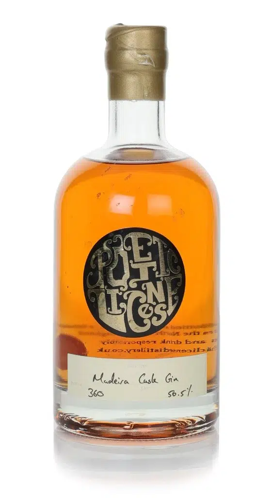 poetic license 5th anniversary gin madeira cask gin