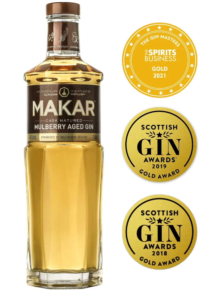 the glasgow distillery company ltd makar mulberry aged gin