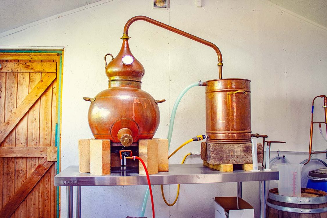 Badachro Gin infamous copper still