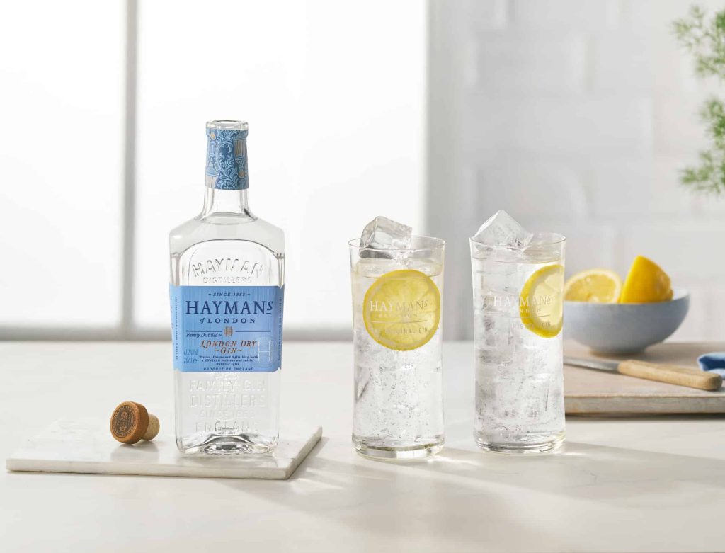 Haymans London Dry and tonic landscape