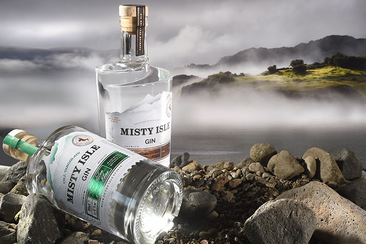 Isle of Skye Distillers Misty Isle Gin and Misty Isle Cill Targhlain Gin