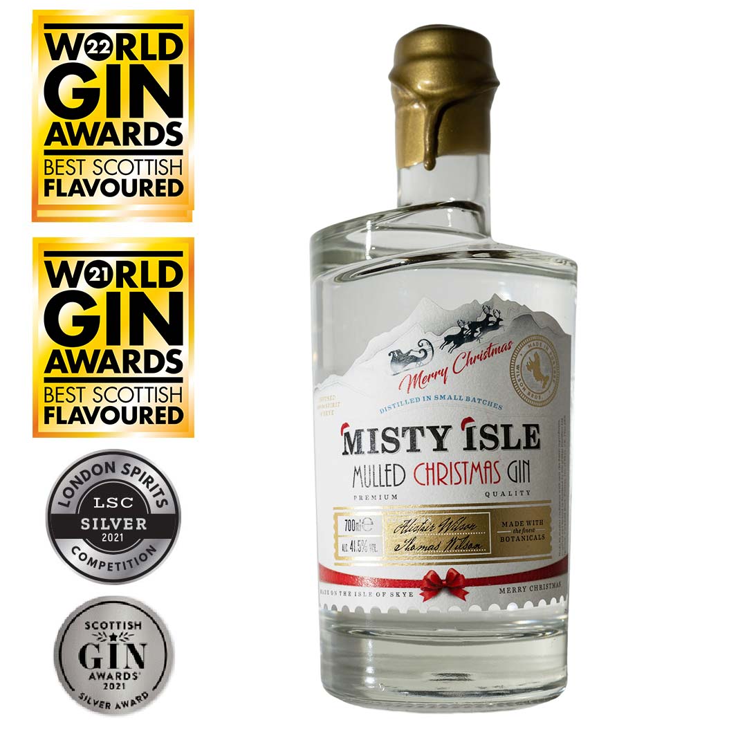 Isle of Skye Distillers Misty Isle Mulled Christmas Gin 2022