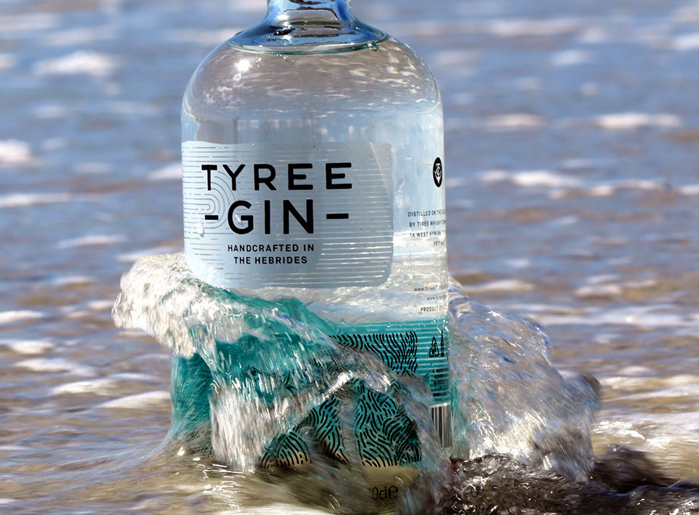 The Isle of Tiree Fine Gin on Adorable Island