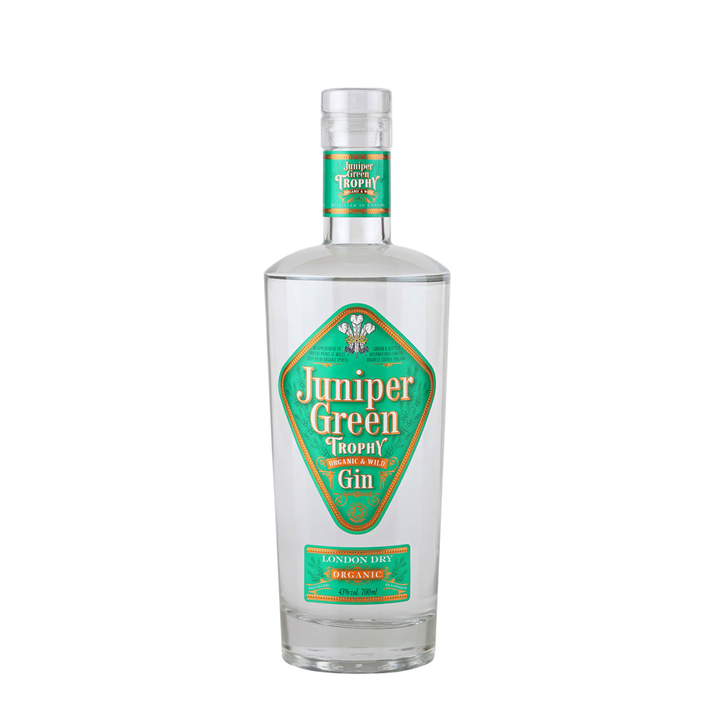 juniper green trophy organic london dry gin