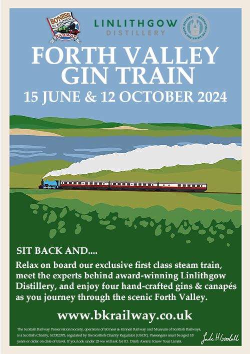 Affiche Forth Valley Gin Train