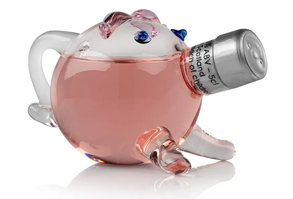 Gin Pig Pink Sterling