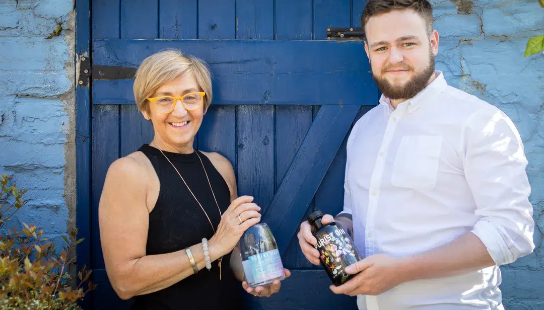 Purist Gin Owner and wife