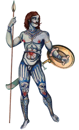 Theodore Pictish Gin Legendary painted