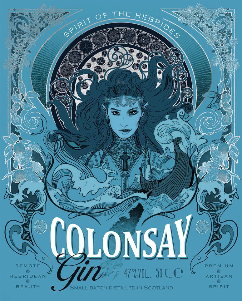 Colonsay Gin Smooth and slightly Sweaty