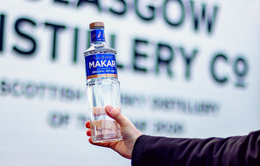 First product MAKAR gin Glasgow Distillery