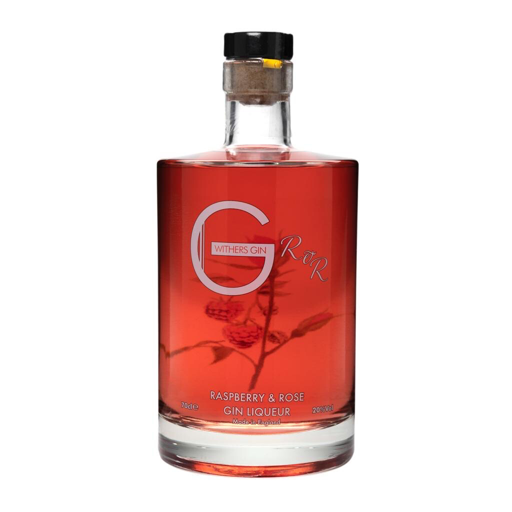 G RR Raspberry and Rose Gin Liqueur Withers