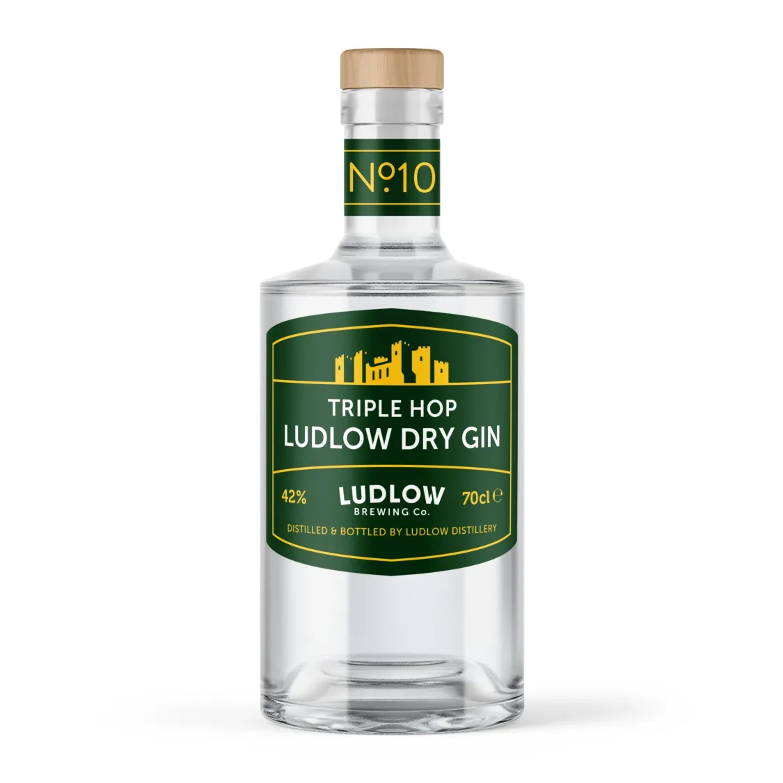 LUDLOW DRY GIN NO.10 TRIPLE HOP GIN