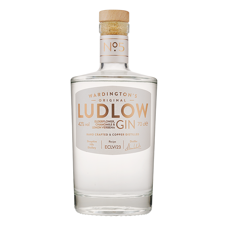 LUDLOW DRY GIN NO.5 ELDERFLOWER CHAMOMILE LEMON VERBENA