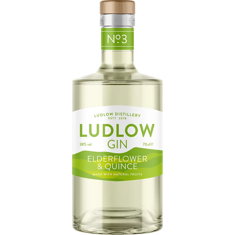 LUDLOW FRUIT GIN NO.3 ELDERFLOWER QUINCE