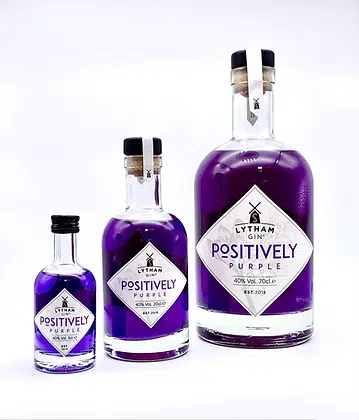 POSITIVELY PURPLE COLOUR CHANGING CONTEMPORARY 3 Bottles