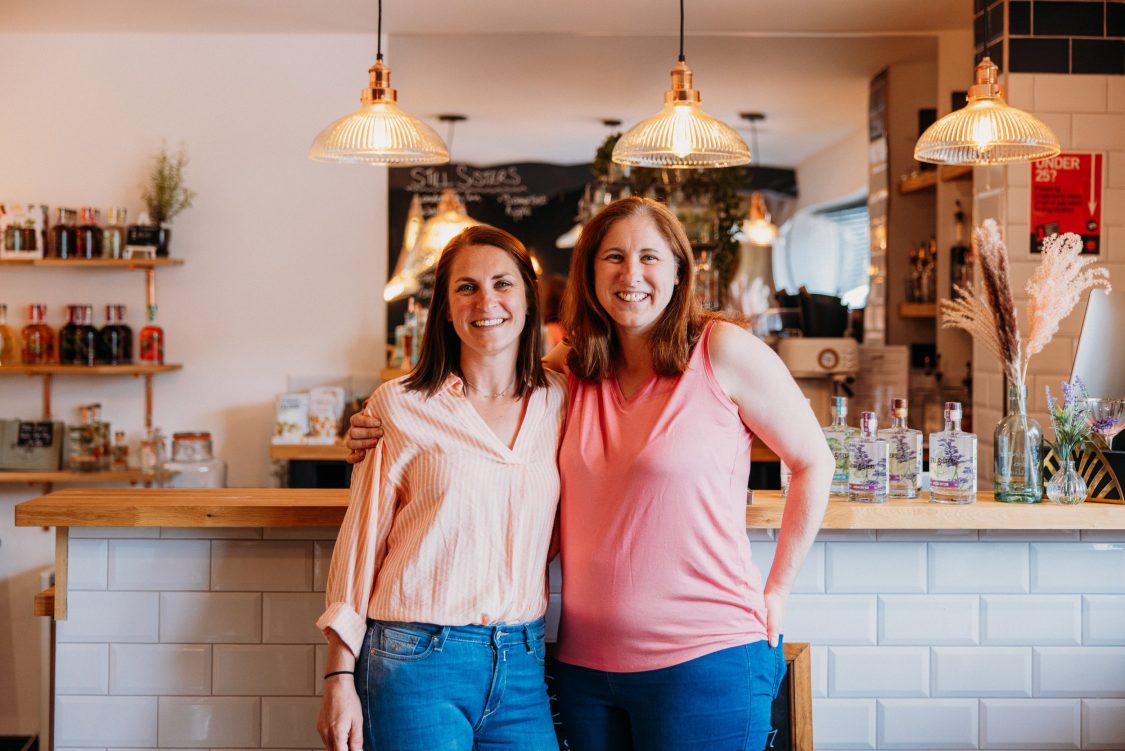 Still Sisters Gin Love Heart local business