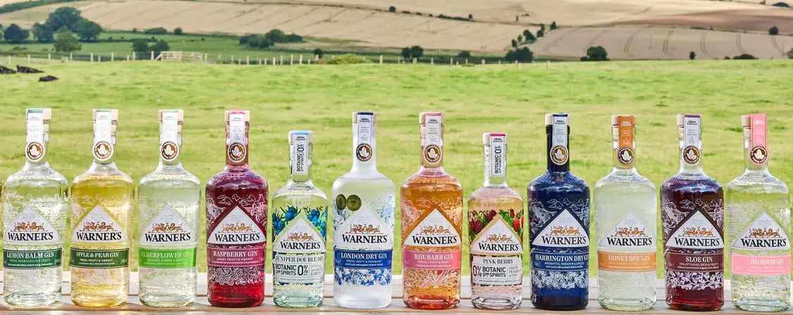 Warners Gin Likely crafted with nature