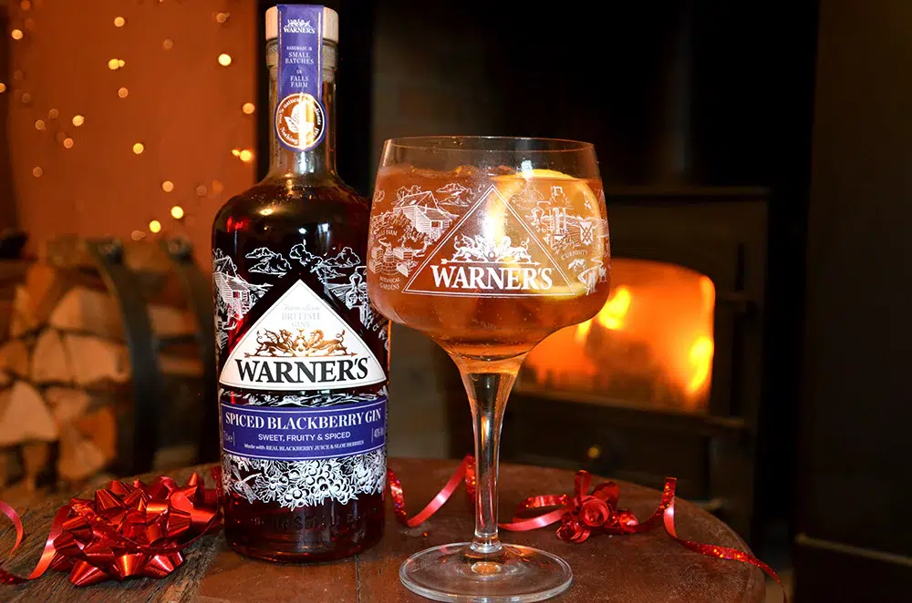 Warners spiced blackberry gin