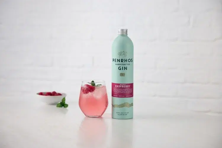 Penrhos Wonky Raspberry Gin