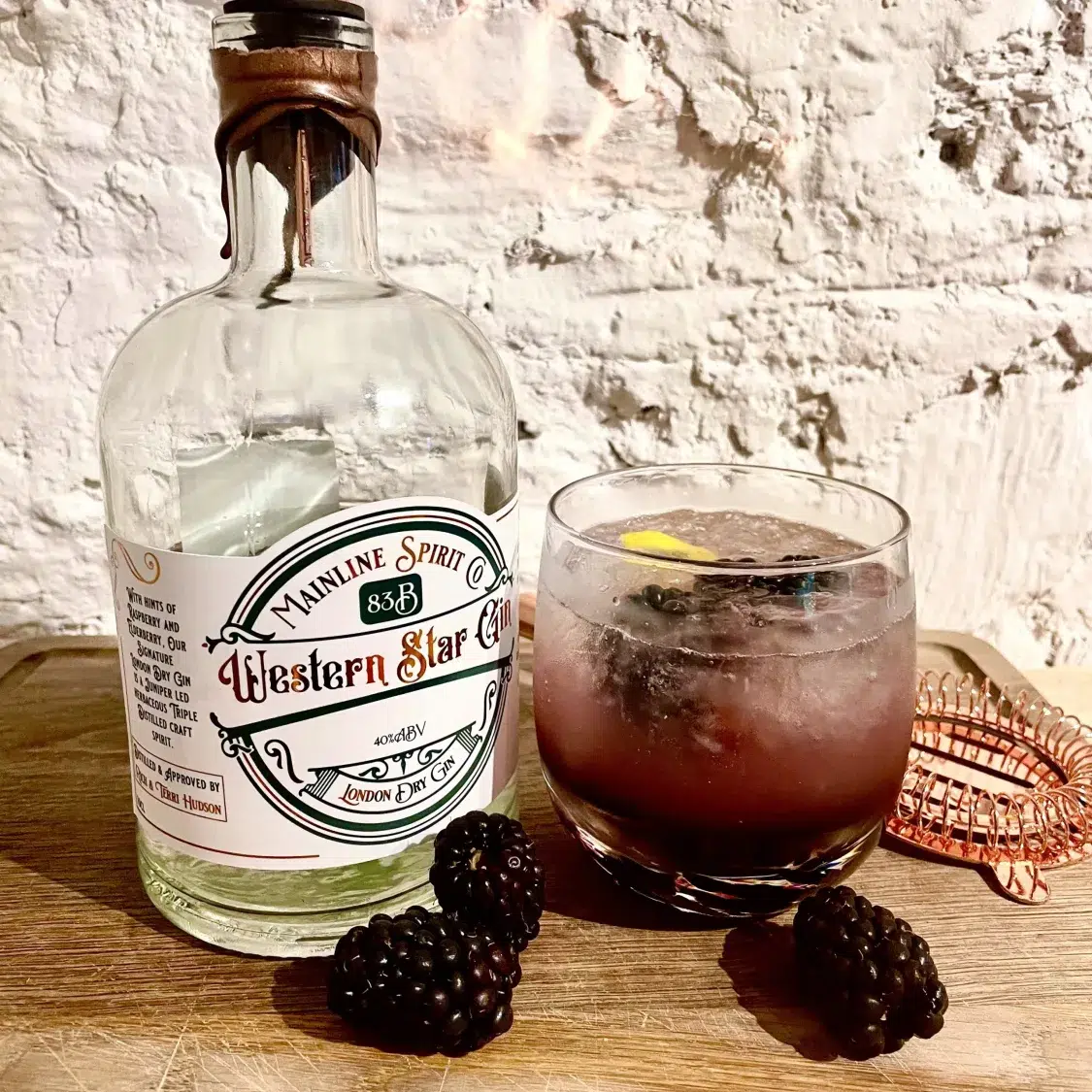 Western star Fine Gin tantalizes your senses Bramble Cocktail