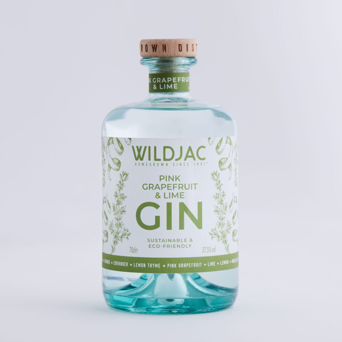 Wildjac Pink Grapefruit and Lime Gin 70cl