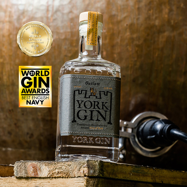 York Gin Outlaw Navy Strength 70cl