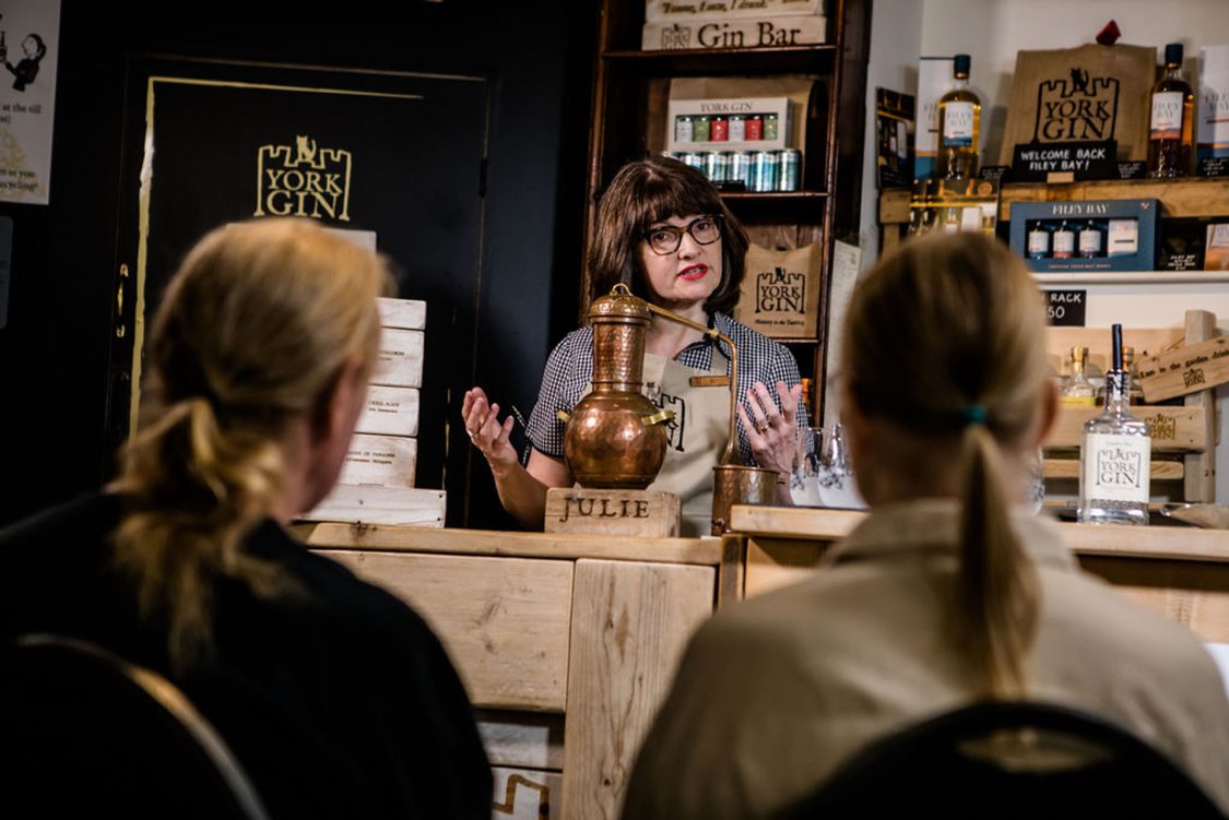 york gin tasting in pavement york