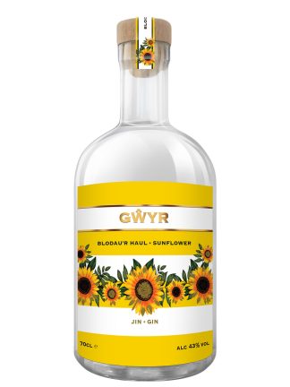 GWYR Gower Sunflower Welsh Gin 70cl