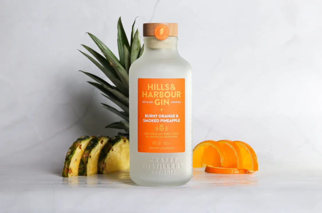 HillsHarbour Distilled Gin Cocktail 70cl