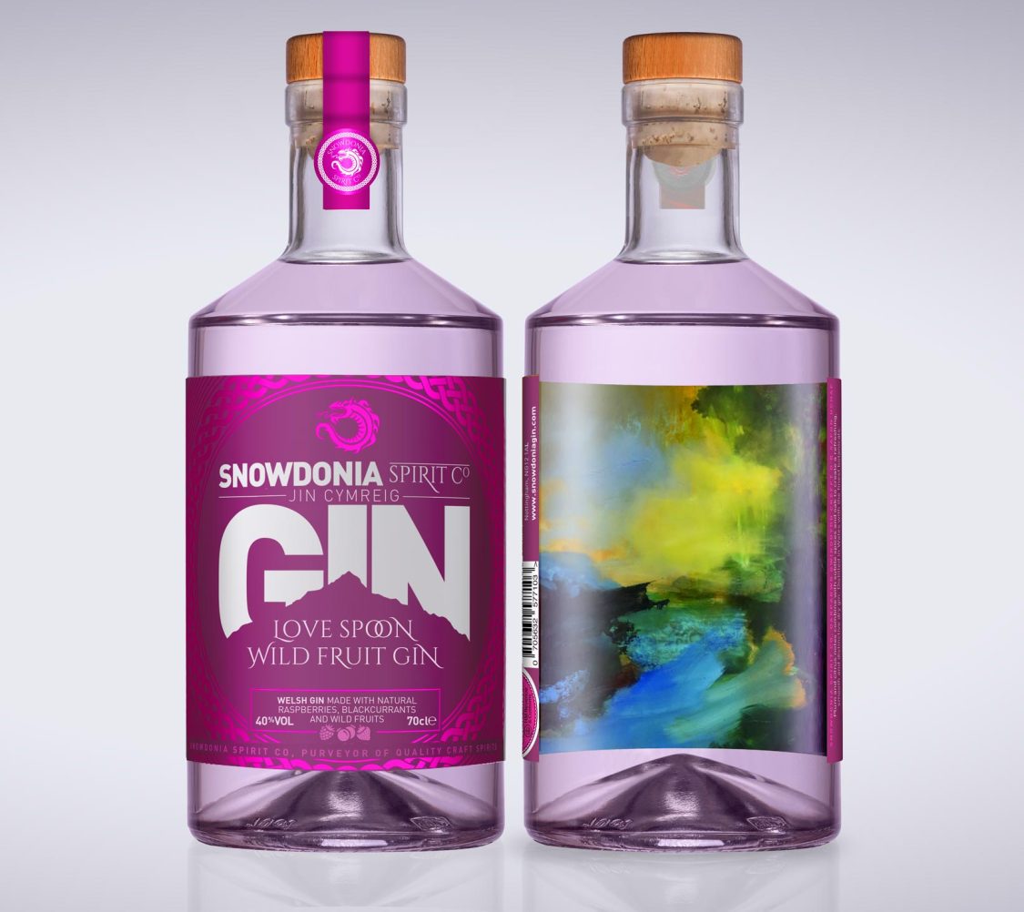 Snowdonia Spirit Co Love Spoon Wild Fruit Gin 70cl 40 VOL II