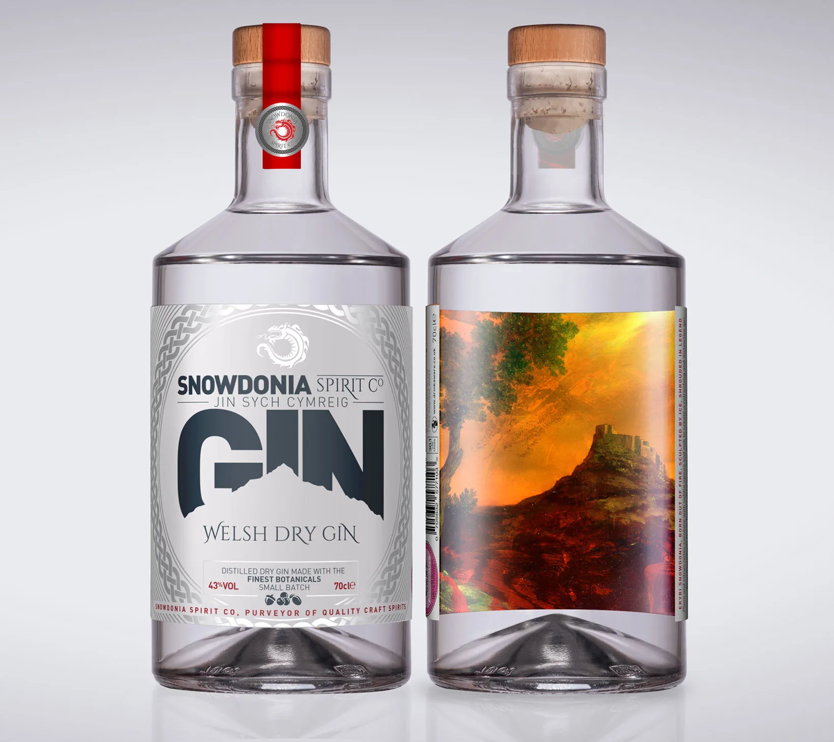 Snowdonia Spirit Co, Welsh Dry Gin 70cl 43% VOL III