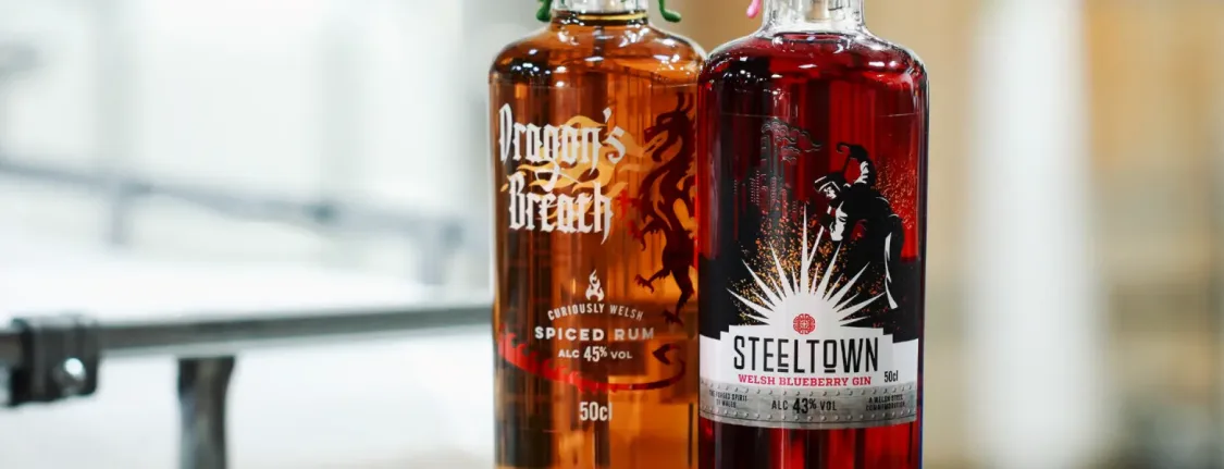 Spirit of Wales Distillery About Steeltown and Dragons Breath